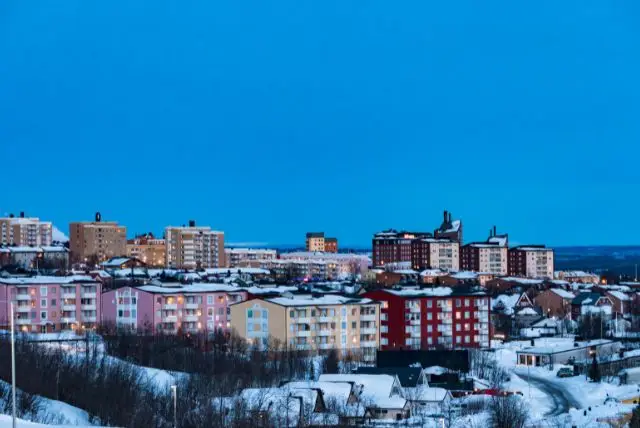 קירונה (Kiruna), שוודיה - העיר הצפונית ביותר בלפלנד השבדית