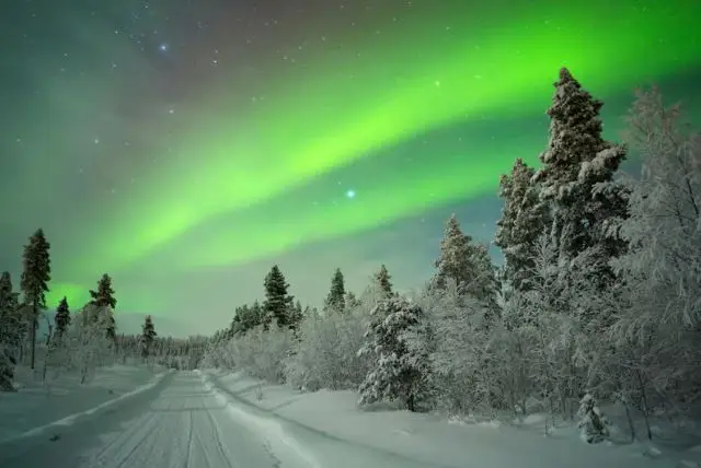 טיול אופנועי שלג לחיפוש זוהר הקוטב הצפוני כולל הקמת מחנה ומדורה (יציאה מרובניימי) credit to getyourguide.com