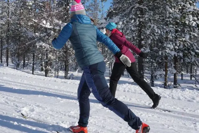 שיעור קרוס קאנטרי סקי עם מדריך בלפלנד credit to getyourguide.com