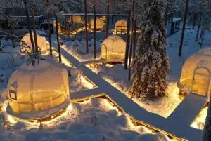 ארוחת ערב פרטית באיגלו אורורה בלפלנד credit to getyourguide.com